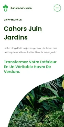 Podgląd witryny CahorsJuinJardin, medium z kraju Francja do artykułów sponsorowanych