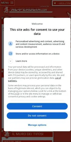 Podgląd witryny AC-PERUGIA.com, medium z kraju Stany Zjednoczone do artykułów sponsorowanych