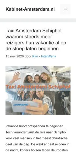 Anteprima del sito Kabinet-Amsterdam, media di Paesi Bassi per articoli sponsorizzati