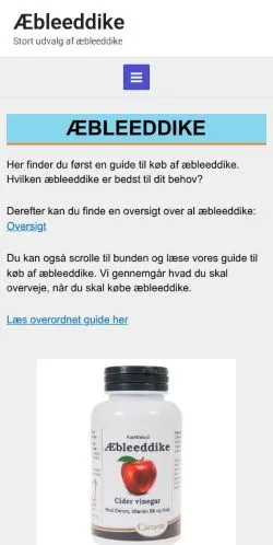 スポンサード記事向けのデンマークメディア、Æbleeddikeのサイトプレビュー