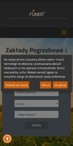Forhåndsvisning af Portal FUNER, medie fra Polen til sponsorerede artikler