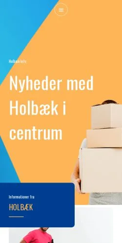 Anteprima del sito Holbæk Info, media di Danimarca per articoli sponsorizzati