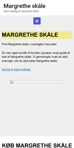 Podgląd witryny Margrethe Skåle, medium z kraju Dania do artykułów sponsorowanych