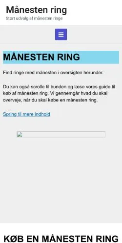 Anteprima del sito Månestenring, media di Danimarca per articoli sponsorizzati