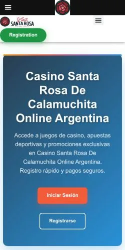 Voorbeeld van de site Casino Santa Rosa De Calamuchita, medium uit Verenigde Staten voor gesponsorde artikelen