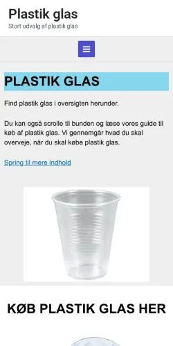 Podgląd witryny Plastik Glas, medium z kraju Dania do artykułów sponsorowanych