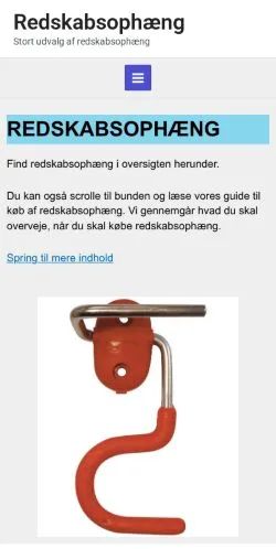 Anteprima del sito redskabsophæng, media di Danimarca per articoli sponsorizzati