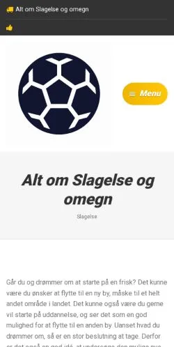 Podgląd witryny Slagelse FH, medium z kraju Dania do artykułów sponsorowanych