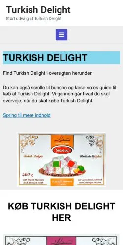 스폰서 기사용 덴마크 매체 Turkish Delight 사이트 미리보기