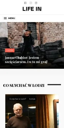 Anteprima del sito Life In Łódzkie, media di Polonia per articoli sponsorizzati