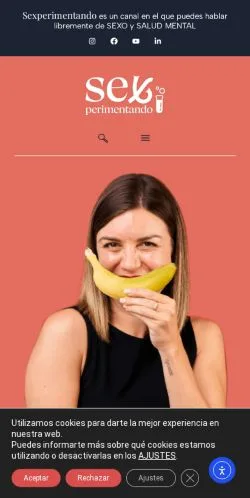 Anteprima del sito Sexperimentando, media di Spagna per articoli sponsorizzati