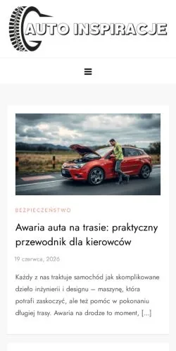 Podgląd witryny Auto Inspiracje, medium z kraju Polska do artykułów sponsorowanych