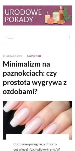Anteprima del sito Urodowe Porady, media di Polonia per articoli sponsorizzati