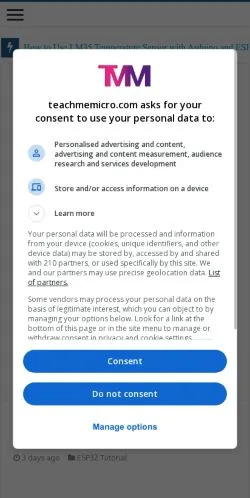 Vorschau der Website Teach Me Micro, Medium aus Vereinigte Staaten für gesponserte Artikel