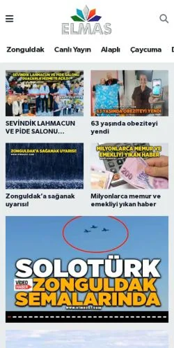 Voorbeeld van de site Elmas 67, medium uit Turkije voor gesponsorde artikelen