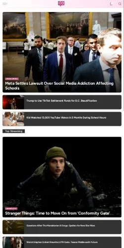 Anteprima del sito Moyens, media di Stati Uniti per articoli sponsorizzati