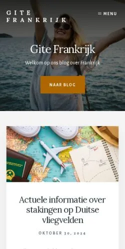 Anteprima del sito Gite Frankrijk, media di Belgio per articoli sponsorizzati