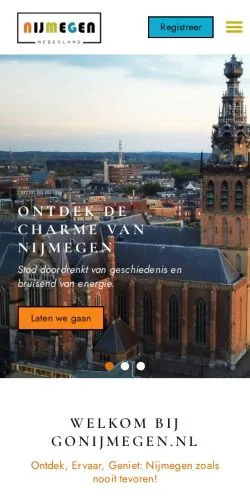 Anteprima del sito Home • Go Nijmegen, media di Paesi Bassi per articoli sponsorizzati