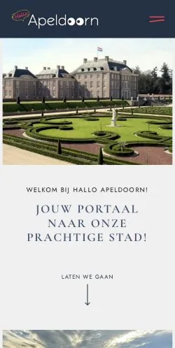 Anteprima del sito Home • Hallo Apeldoorn, media di Paesi Bassi per articoli sponsorizzati
