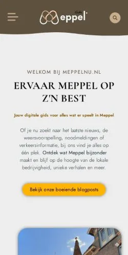 Anteprima del sito Home • Meppel Gids, media di Paesi Bassi per articoli sponsorizzati