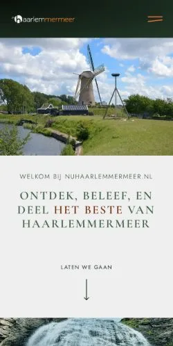 스폰서 기사용 네덜란드 매체 Home • Nu Haarlemmermeer 사이트 미리보기