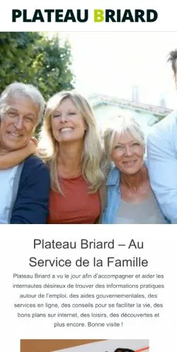 Anteprima del sito Plateau Briard, media di Francia per articoli sponsorizzati