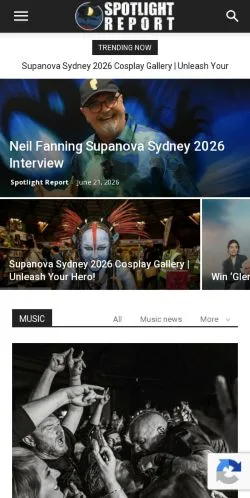 Preview of the Spotlight Report website, a media outlet in United States for sponsored articles