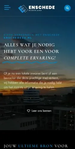 Anteprima del sito Home • Enschede 24, media di Paesi Bassi per articoli sponsorizzati