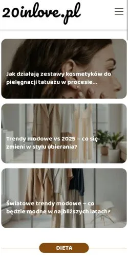 Anteprima del sito 20inlove, media di Polonia per articoli sponsorizzati