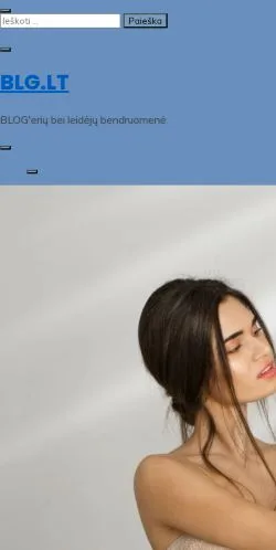 Förhandsvisning av webbplatsen BLG Community, medium i Litauen för sponsrade artiklar