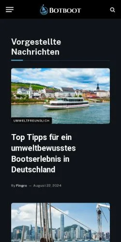 Anteprima del sito Botboot, media di Germania per articoli sponsorizzati