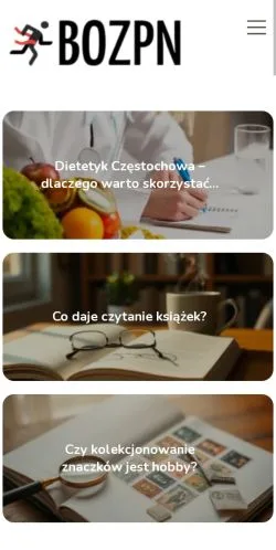 Anteprima del sito Bozpn, media di Polonia per articoli sponsorizzati