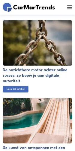 Podgląd witryny CarMarTrends, medium z kraju Holandia do artykułów sponsorowanych