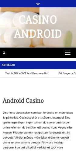 スポンサード記事向けのスウェーデンメディア、Android Casinoのサイトプレビュー