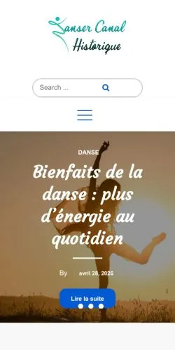 Anteprima del sito Danser Canal Historique, media di Francia per articoli sponsorizzati