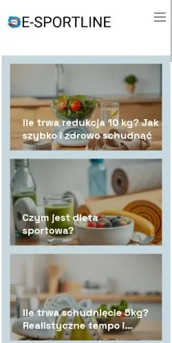 Podgląd witryny E-Sportline, medium z kraju Polska do artykułów sponsorowanych