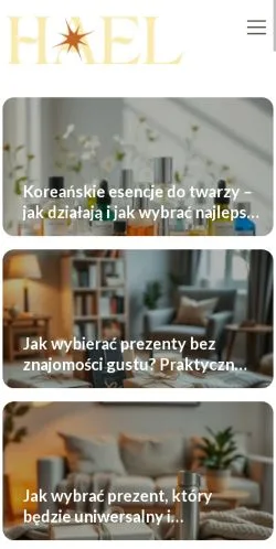 Voorbeeld van de site Hael, medium uit Polen voor gesponsorde artikelen