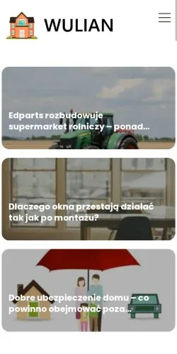 Anteprima del sito Wulian Dom I Ogród, media di Polonia per articoli sponsorizzati