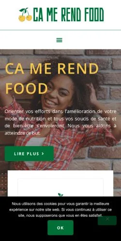 Anteprima del sito Ca Me Rend Food, media di Francia per articoli sponsorizzati