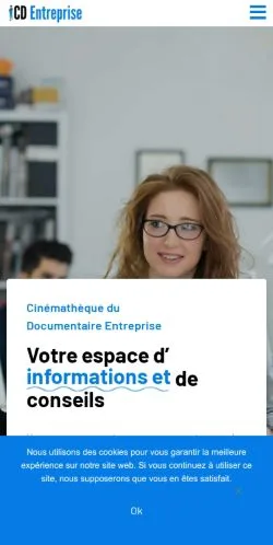 Podgląd witryny Cinémathèque Du Documentaire Entreprise, medium z kraju Francja do artykułów sponsorowanych