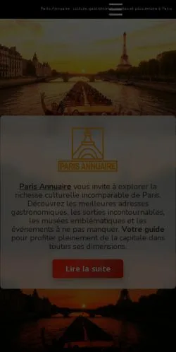 Anteprima del sito Guide Sur Paris 2026, media di Francia per articoli sponsorizzati