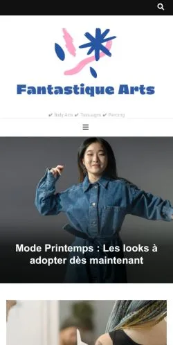Anteprima del sito Fantastique Arts, media di Francia per articoli sponsorizzati