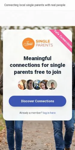 スポンサード記事向けのアメリカ合衆国メディア、Just Single Parentsのサイトプレビュー
