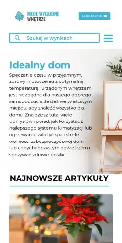 Vista previa del sitio Moje wygodne wnętrze, medio de Polonia para artículos patrocinados