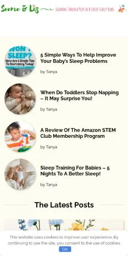 Anteprima del sito Seeme And Liz, media di Stati Uniti per articoli sponsorizzati