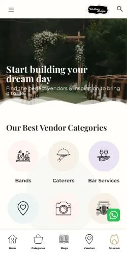 Anteprima del sito Weddings De Goa, media di Stati Uniti per articoli sponsorizzati