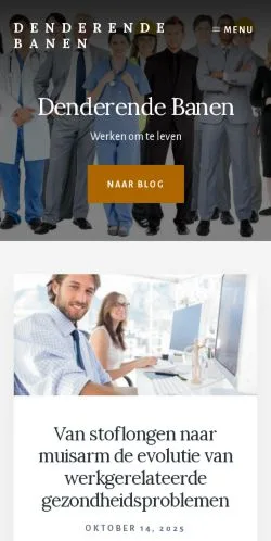 Anteprima del sito Denderende Banen, media di Paesi Bassi per articoli sponsorizzati