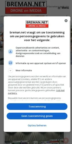 Sponsorlu makaleler için Hollanda medyası Breman sitesinin önizlemesi