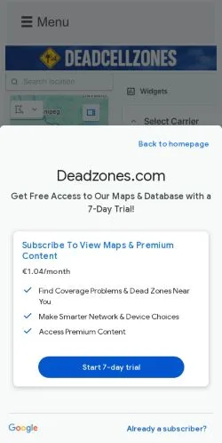 Vista previa del sitio Dead Cell Zones, medio de Estados Unidos para artículos patrocinados