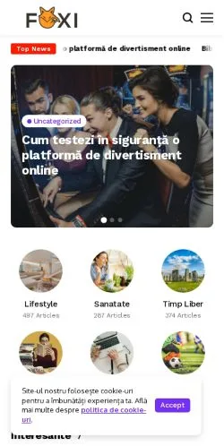Forhåndsvisning af Foxi, medie fra Rumænien til sponsorerede artikler